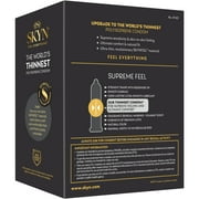 SKYN Supreme Feel Non-Latex Lubricated Condoms, 20 Count
