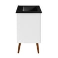 thumbnail image 4 of Manoir 18 in. White Bathroom Vanity With Black Ceramic Sink Top, 4 of 7