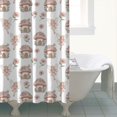 thumbnail image 4 of Fairy Princess Mushroom Pattern Shower Curtain 84"x72" ,Bathroom Decorative Shower Curtains Set with 12 Hooks,Modern Waterproof Washable Shower Curtain, 4 of 6