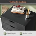 thumbnail image 4 of Zocalo Cómoda de Madera con 7 cajones y archivador, Cofre de Almacenamiento con Ruedas (Nergo), 4 of 8