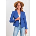 thumbnail image 4 of Abrigo PRETTYGARDEN 2025 de Ante Sintético Azul Talle S, 4 of 9