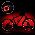 thumbnail image 3 of MYG for LED Bike Wheel Lights 20 LEDs Ultra Bright Waterproof Bicycle Spoke Lights 3 Modes Battery Powered Safety Night Riding Accessories for 14-29 Inch Bikes 2 Pack, 3 of 7