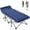 Blue-08, variant on Lilypelle Folding Bed Cot with 3.3 Inch 2 Sided Mattress, 75"* 28" Folding Sleeping Cot Guest Bed, Folding Camping Cots with Carry Bag