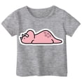 thumbnail image 3 of YUEHUA Girls Short Sleeve T-Shirts Kids Cute Graphic Basic Tees Fashion Summer Crewneck Tops 5-14 Years, 3 of 4