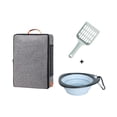thumbnail image 2 of Portable Waterproof Foldable Pet Litter Box - Travel Litter Pan Fabric Outdoor Cats Toilet, Disposable No-Wash Design, Easy Clean Storage, Camping Use, 2 of 6
