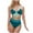 Green, variant on Zuesphe Cute Swimsuit for Women Two Piece Bathing Suit for Women High Waisted Womens Swimwear 2025 2 Pieces Monokini Swimsuit Wrap Tie Back