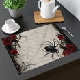 thumbnail image 4 of Mom's Best 4 manteles individuales de tela de araña para mesa de comedor, resistentes al calor y antideslizantes., 4 of 6