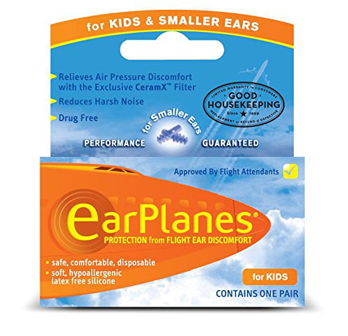Details about   Original Child EarPlanes by Cirrus Healthcare Earplug for Airplane Travel *Small 