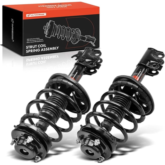 A-Premium Front Strut Assembly Compatible with Toyota Camry [2.2L] 1992-1996 - 2x Replacement Suspension Complete Strut Shock Absorber with Coil Spring