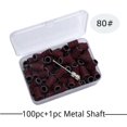 thumbnail image 4 of 80/120/150/180/240 Nail Sanding Rings Band Grinding for Head Polisher Essential Supplies Sand Circle for Nail Drill File brown, 4 of 4