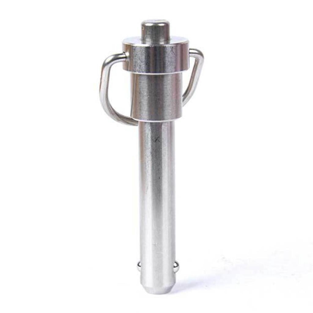 3 Pcs Stainless Steel Push Button Pins, Diameter 6mm, Length 15mm, Durable