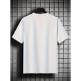 thumbnail image 2 of Nouveau T-Shirt à Manches Courtes Col Rond Imprimé Lettre pour Hommes, T-Shirt Respirant Mode Rue, Haut Décontracté Confortable pour Printemps Été Vacances Loisirs Vêtements pour Hommes comme Cadeau pour Adulte, Homme, Femme, 2 of 8