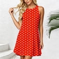 thumbnail image 2 of Enjoytime Polka Dots Summer Dresses for Women Crew Neck Sleeveless Tank Mini Dress Beach Casual Sundress 2026, 2 of 6