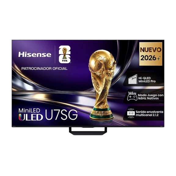 TV Pantalla Gamer Hisense de 55 pulgadas MINILED U7SG con sistema operativo Google TV