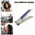 thumbnail image 3 of Unique Bargains 1 Pc Nail Clippers for Nail Care Sharp Nail Clipper for Men and Women Silver Tone Blue Stainless Steel, 3 of 7