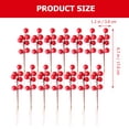 thumbnail image 2 of 20Pcs Artificial Berry Stems Picks Fake Berry Branch Christmas Decor Wreath DIY Accessory, 2 of 8