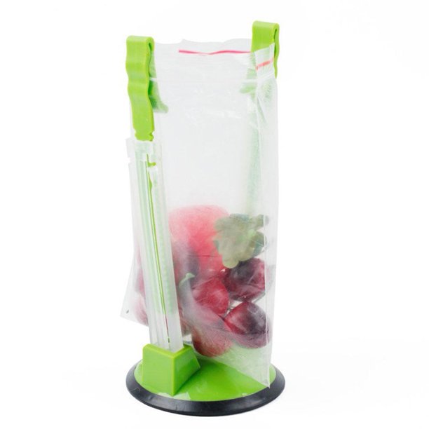 Batería de Cocina Soporte de bolsa de almacenamiento antideslizante Soporte de clip Herramientas de estante de bolsa de plástico manos libres Ndcxsfigh Libre de BPA