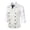 #590-White, variant on Men's Double-Breasted Jacquard Formal Vest Turndown Collar Sleeveless Suit Vest with Chain Business Wedding Waistcoat Gifts for Father
