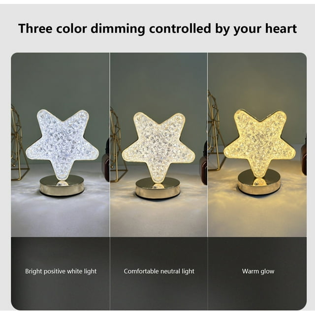 Sentmoon Desk Lamp LED Lamp Artificial Flower Small Night Light ,Fake Bouquet 6 Heads For Bedroom Bedside Lamp Ambient Light Decor,Desktop Lighting Night Light. Deals of the Day Clearance Prime