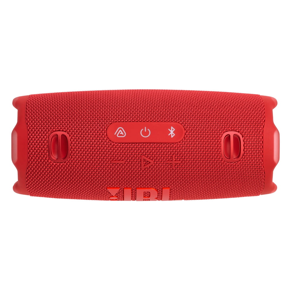 JBL CHARGE 6 Waterproof Portable Speaker Bundle with gSport Carbon Fiber Case (Red)