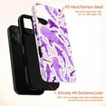 thumbnail image 4 of Violet Whale Shark & Ocean Life Phone Case, Lavender Underwater Pattern iPhone Cover, Unique Protective Case for iPhone 17 16 15 14 13 12 11, 4 of 6
