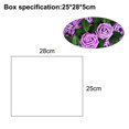 thumbnail image 2 of Rosas de espuma de flores artificiales con tallos-decoraciones de mesa de fiesta negro, 2 of 5