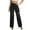 A006_Black, variant on JGNGSHN Street Girl Bow Washed JeansFashion Loose Straight Wide Leg Pants Comfy Trousers