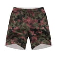 thumbnail image 4 of Timoontee Men's Resort Shorts Short Length Elastic Waistband Side Pockets Included Durable Stitching Perfect For Gym Training Red M, 4 of 6