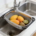 thumbnail image 2 of zhangmingg Stainless Steel Expandable Draining Rack for Kitchen Dishwashing and Vegetable Drying Efficient Space Saving Washable Design, 2 of 6