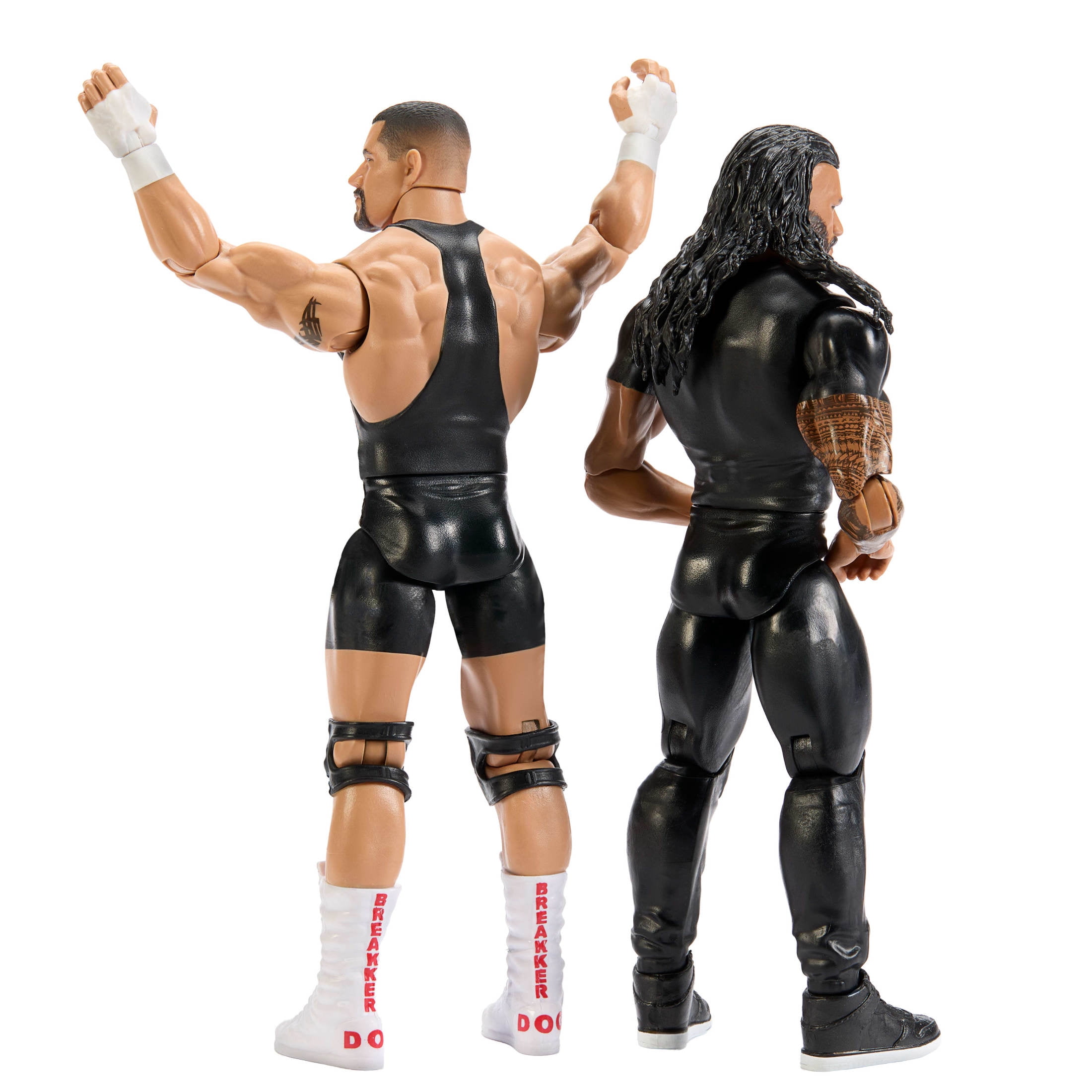 WWE Main Event Showdown Roman Reigns vs Bron Breakker Action Figures Set, Series #28, 6-inch