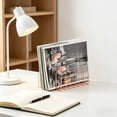 thumbnail image 4 of Btomtd Iron Metal Three Bookshelf Book Stand Desktop File Book Organization And Storage, 4 of 6