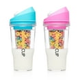 thumbnail image 1 of Taza de cereales portátil The CrunchCup XL Rosa y Azul CRUNCHCUPXL-CLR-90053, 1 of 5