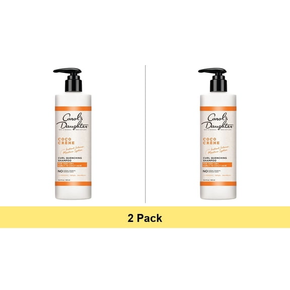 Carol's Daughter Coco Crème Curl Quenching Shampoo, 12 fl oz (355 ml) - 2 Pack
