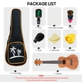 thumbnail image 3 of Ukelele Soprano Uke de chapa de 23 pulgadas guitarra hawaiana de 4 cuerdas, 3 of 8