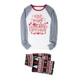 thumbnail image 3 of Odeerbi Matching Family Christmas Pajamas Sets Parent-Child Xmas Jammies Set Printed Warm Home Wear Two-piece Set Loungewear Sleepwear for Mom, 3 of 9