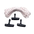 thumbnail image 4 of 3 piezas Cordón de cable de tirón con manijas de arranque Mango ergonómico Reemplace directamente accesorios versátiles de 10 m cuerdas para céspedes, 4 of 7