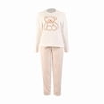 thumbnail image 1 of Pijama Secret Treasures para Dama Manga Larga Hueso Talla CH, 2 Piezas, 1 of 4
