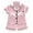 Pink190, variant on HAYIMI Toddler Kids Outfit Sets Baby Boys Girls Satin Button Down Short Sleeve Animals Shirt Tops   Shorts Pants Silk Home Sleep Outfits Loungewear Set Clothes Sets for Child Birthday Party Wear