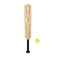 thumbnail image 1 of Juego de críquet para niños Hugo juguete deportivo de práctica con bate y pelota 60 cm x 8,5 cm, 1 of 10