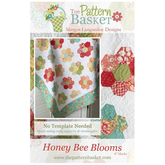 Honey Bee Blooms Quilt Pattern by The Pattern Basket