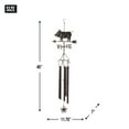thumbnail image 2 of Zingz Home Iron Weathervane Wind Chime - 45x11.75x7 - Iron Pig, 2 of 3