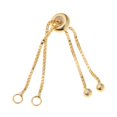 thumbnail image 3 of Wisewang S925 Adjustable Extender Chain for Necklace Jewelry Making Bracelet Silver Gold 5cm, 3 of 6