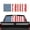 American Flag, variant on Uourmeti American Flag Truck Rear Window Decal, Durable Vinyl, Full Coverage Easy to Install Trucks Back Window Decal Perforated