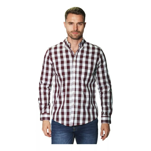 Camisas Hombre Cuadros Casuales Moda Regular Fit