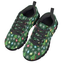 CHAQLIN Wide Christmas Snowflake Shoes Girls Boys Shoes Kids Barefoot Shoes Minimalist Sneakers Breathable Running Shoes Slip On Shoes