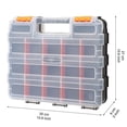 thumbnail image 4 of 34 Compartment Double Sided Tool Organizer Box With Removable Dividers For Screws Storage Portable Case For Tool Storage And Organization, 4 of 8