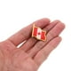 thumbnail image 3 of 25 insignias de metal con la bandera de Canadá., 3 of 7