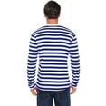 thumbnail image 3 of Purcoar Fashion Men's Casual Striped T-Shirt, 3 of 4