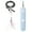 Blue, variant on BESTSKY 2PCS Cat Laser Toy with 3 Colors & 5 Patterns, Telescopic Pole with Feathers and lazer pointer for cat for Fun Interactive Play, Cat Gifts for Households with Cats, Blue