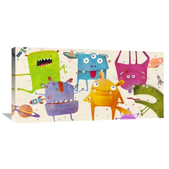 Global Gallery Skip Teller,'Alien Class' Stretched Canvas Artwork